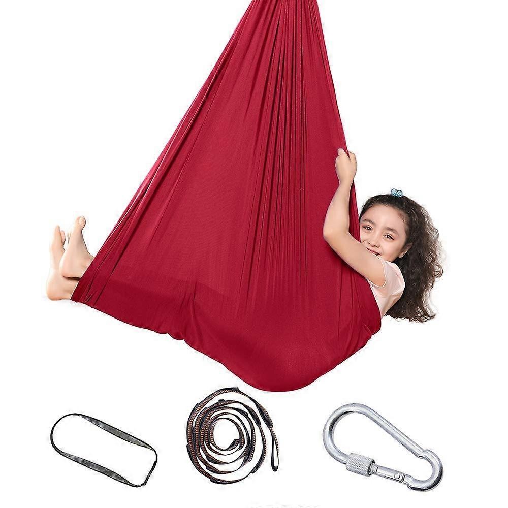 Kids Cotton Outdoor Indoor Swing Hammock For Autism To Childs