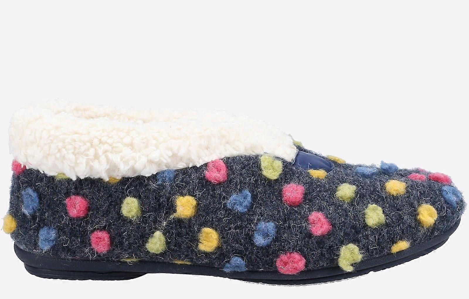 Fleet & Foster Snowberry Slipper Navy