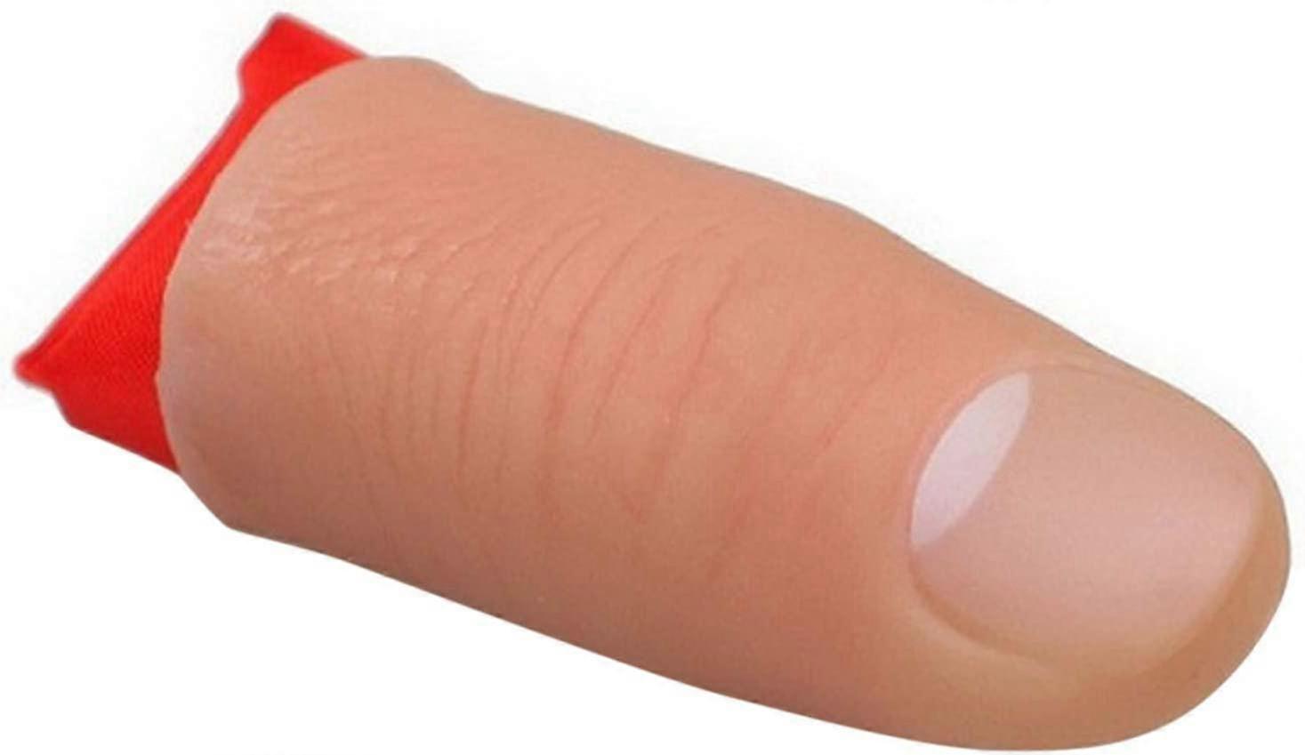 Silk Scarf Disappearing Close-up Soft Plastic Magic Thumb Props 2 Pieces