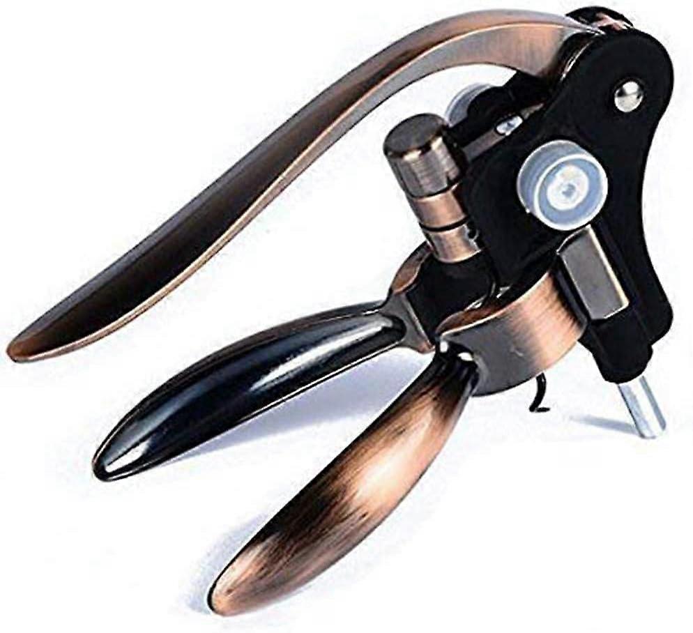 Rabbit Style Lever Corkscrew Wine Bottle Opener - Brown