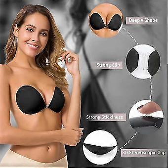 Soutien-gorge Adhésif En Gel De Silicone Sans Bretelles - Bonnet C, Taille Unique, Beige, Neuf Avec étiquettes