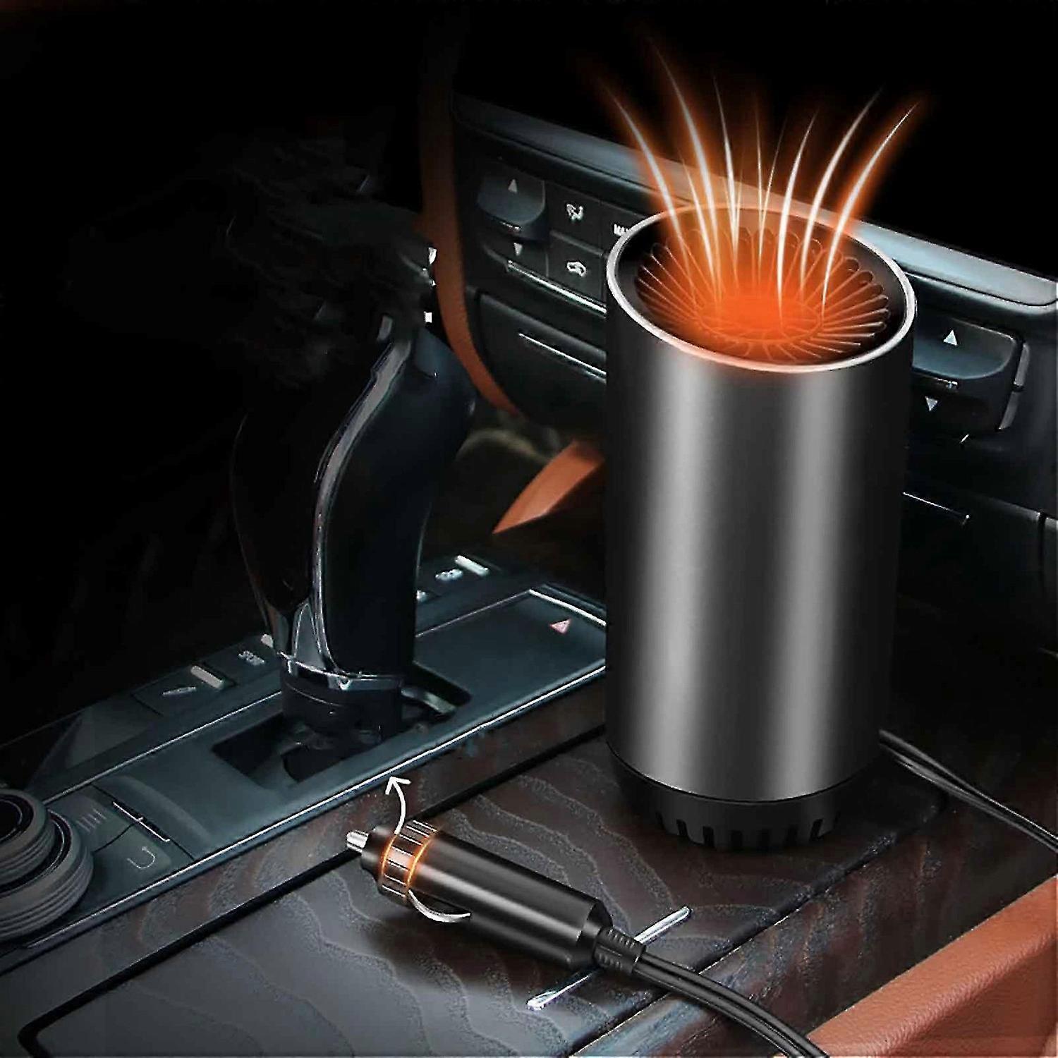Fan Heater Car Mounted Cup Heater 12v High-power Heating Heater For Automobiles Defrost, Snow, And Mist Eliminators For Vehicles
