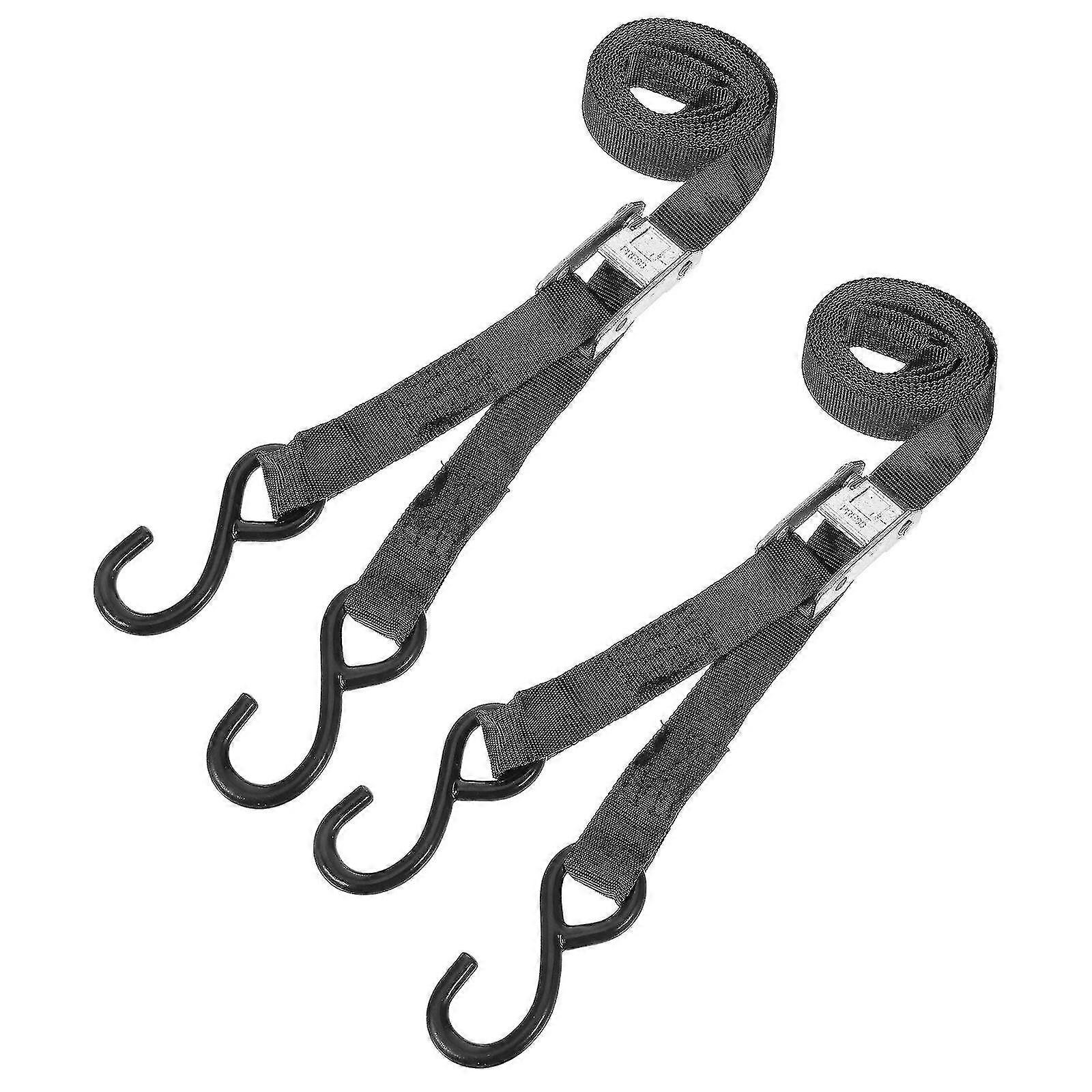 2pcs Tie Down Strap Scooter Binding Strap Polyester Scooter Motorcycle Luggage Strap