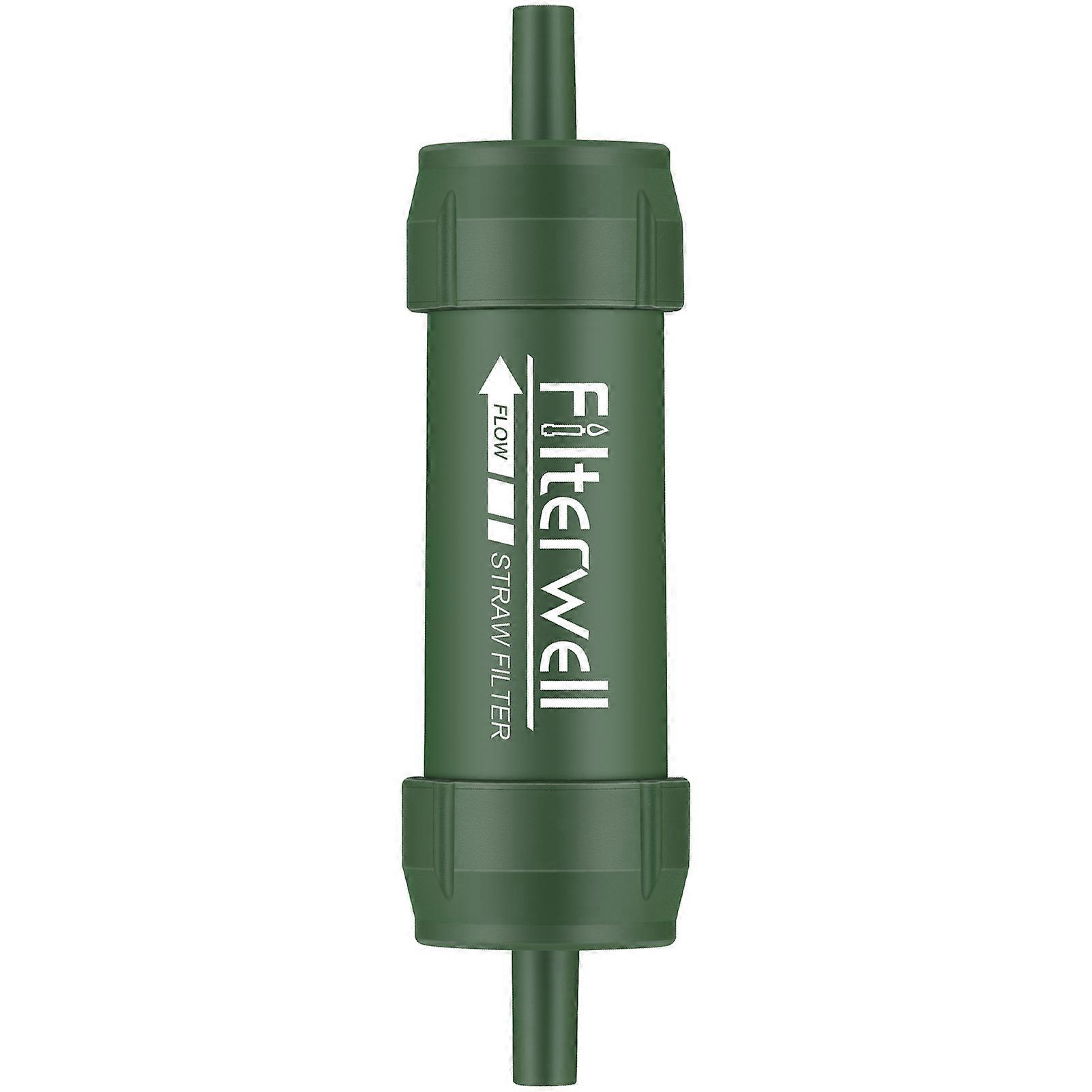 Direct Drinking Water Purifying Device Suction Extension Pipe Water Filter Tool for Outdoor Activities and Hiking