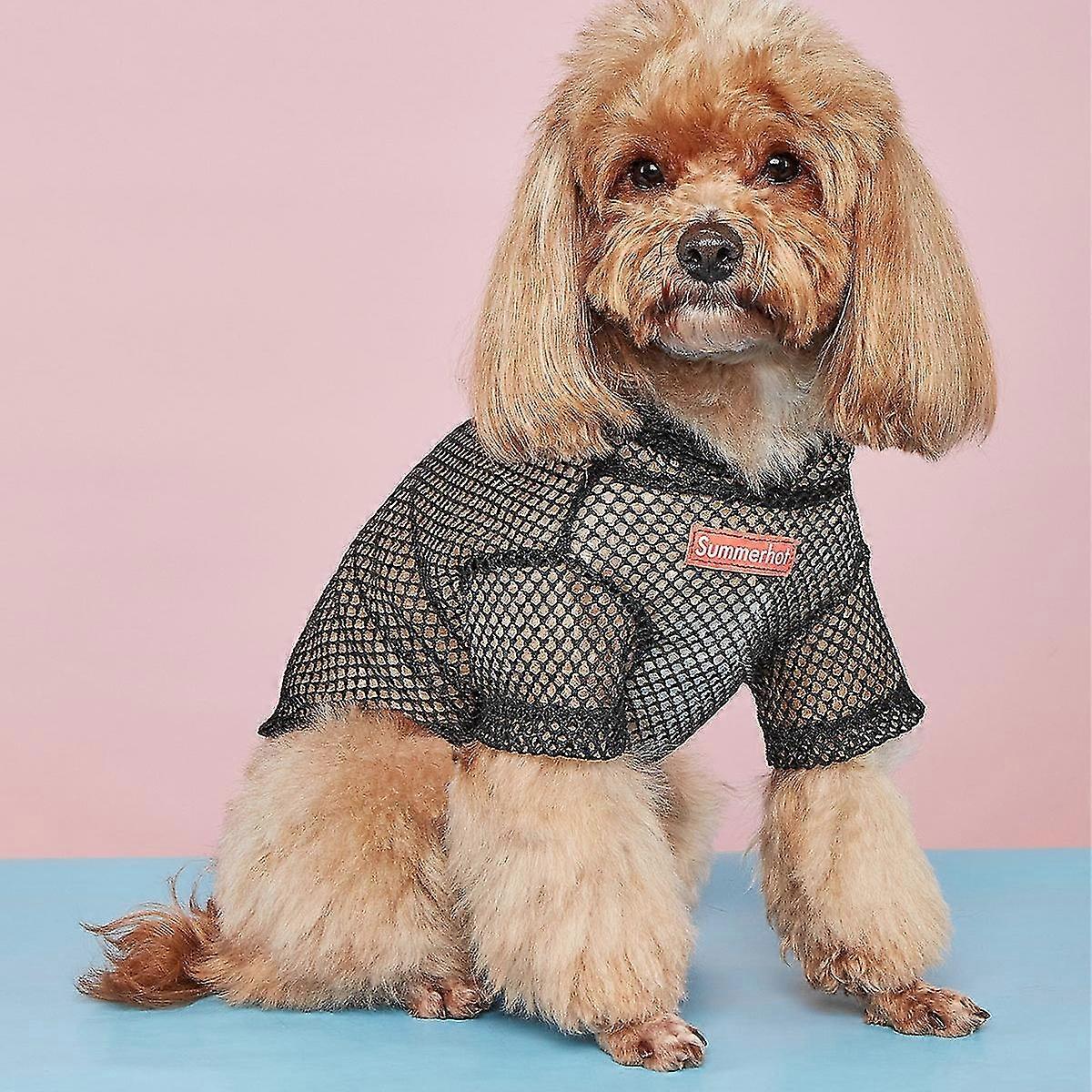 Pet Yaz İnce Gömlekler Küçük ve Orta Boy Köpekler Açık Güneş Koruması Nefes Alabilir Gömlekler