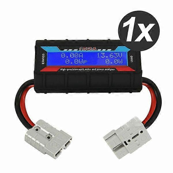 ZK-New 150A Solar Caravan 2 Plug Tool LCD Digital Power Meter Power Analyzer