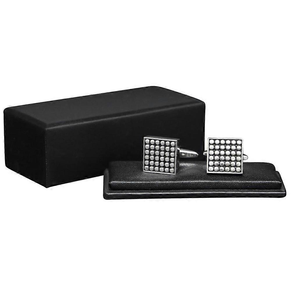 GDesign Superior Quality and Durable Square Dots Design Button Cufflinks