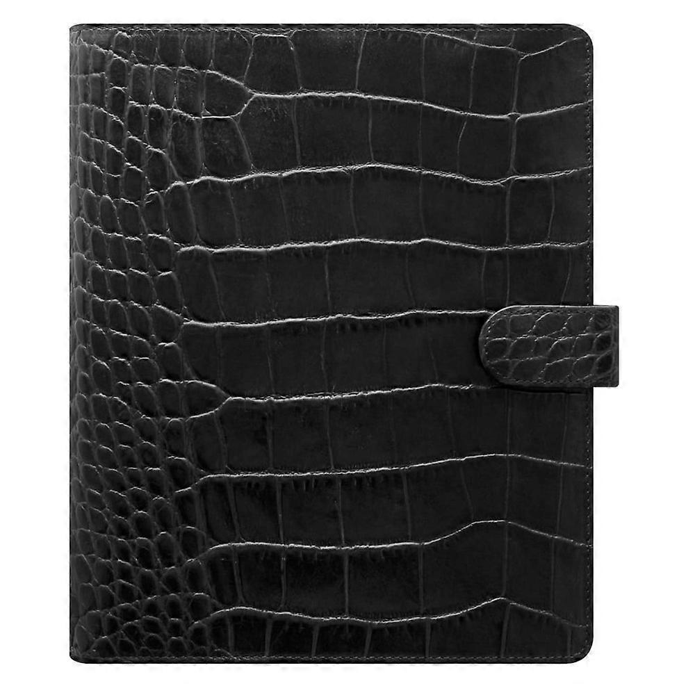 Filofax Premium Quality and Stylish Designed Classic Croc A5 Organiser (Ebony)