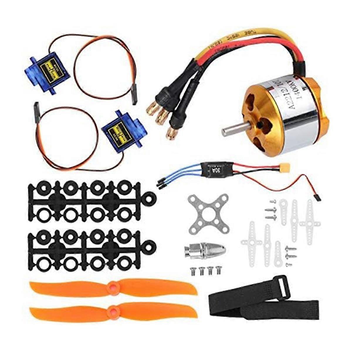 2212 1400KV Motor+8060 Propeller+SG90 9G Servo+30A XT60 ESC RC Helicopter Accessory for RC Quadcopt