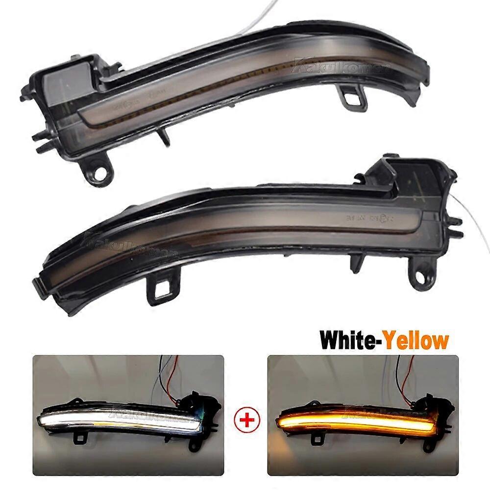 2PCS Dynamic Turn Signal LED Light Flowing Water Blinker Flashing Indicator For BMW 1 2 3 4 Series X1 F20 F22 F30 F34 F32 E84 i3