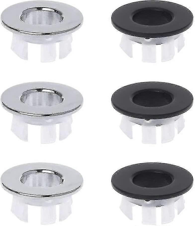 Sink Accessory Parts Sink Overflow Stopper Sink Overflow Ring Sink Overflow Ring Sink Overflow Stopper Cover Scrollsqy 6 piece