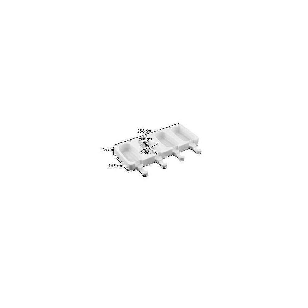 Popsicle Molds Tray Homemade Freezer Juice Size Cube Barrel(white
