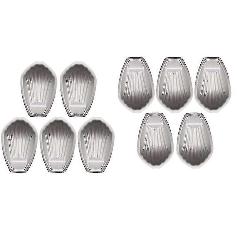 Baking Mold 10pcs Shell-shaped Cake Pan Non-stick Madeleine Cake Mold