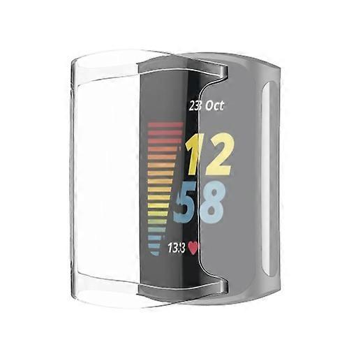 For Fitbit Charge 5 Full Coverage TPU Electroplating Protective Case Cover