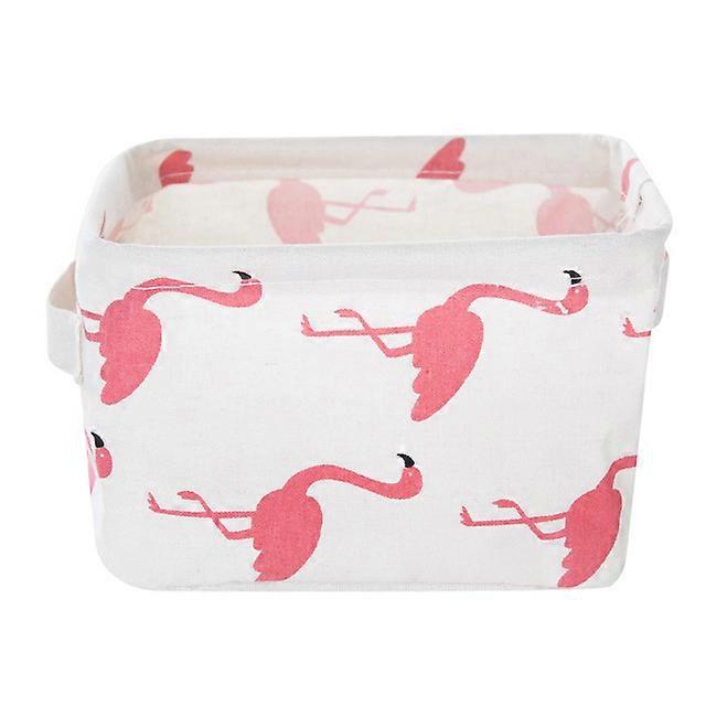 Linen and cotton storage basket