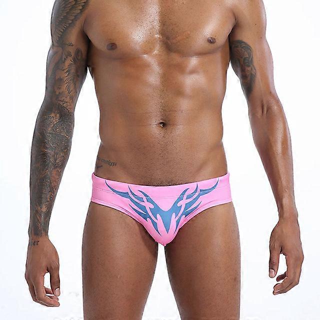 2 ADET Yastıklı Mayo Erkekler için Mayo Mayo Külot Adam Yüzme Push Up Erkek Yüzme Külot Plaj Şortları Sahte Arka Cep Beachwear