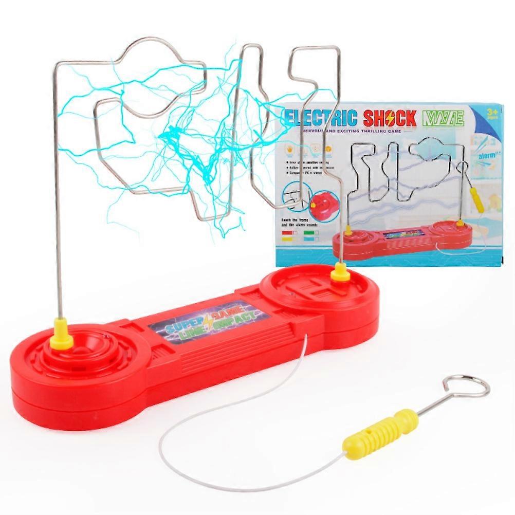 Electric Shock Touch Maze Collision Electric Shock Game Toy Science Experiment Toys for Childrens Adults
