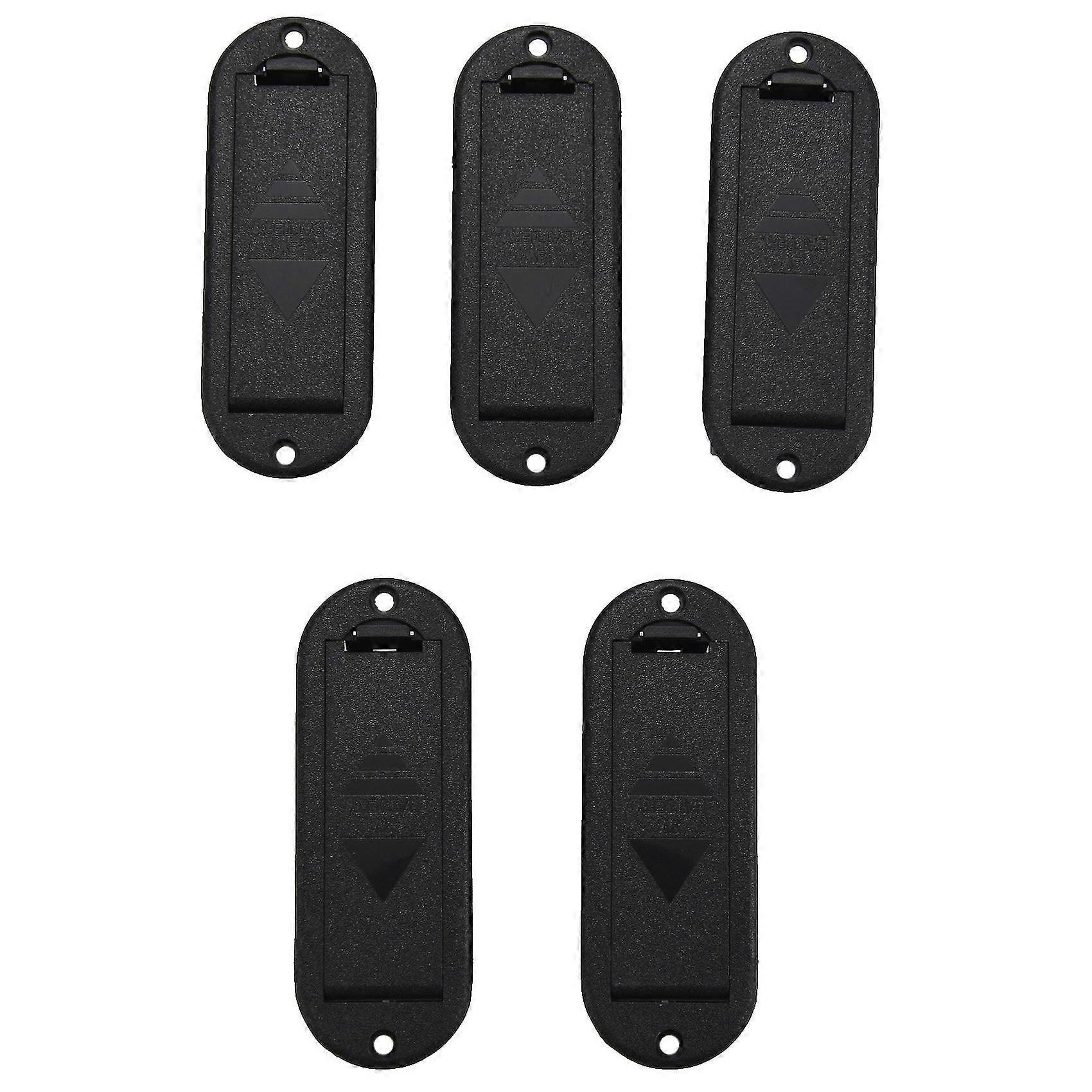 5pcs 9v Battery Case Holder Cover Box Replacement For Active Guitar Pickup