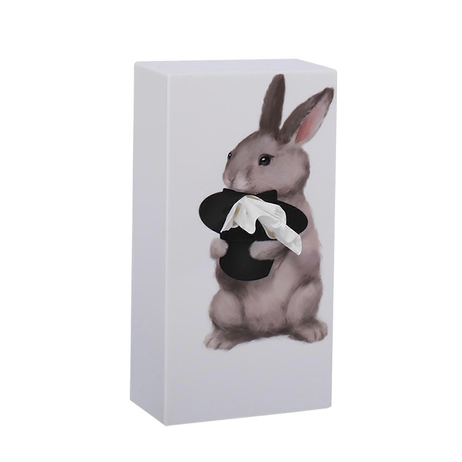 漫画アニメ動物のティッシュボックス、ウサギ猫のティッシュボックス、犬の吸引紙箱の装飾品速い