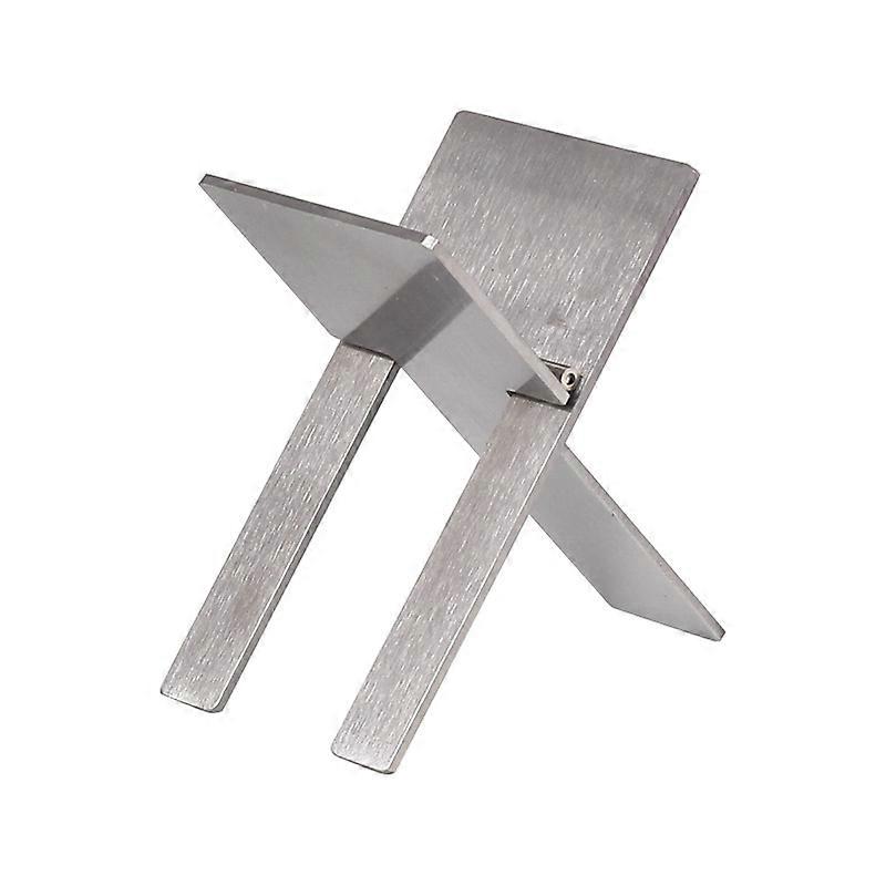 Cigar Holder, Cigar Stand Portable Folding Hands Free Cigar Rest for Cigar Cigarette Lovers (Silver)