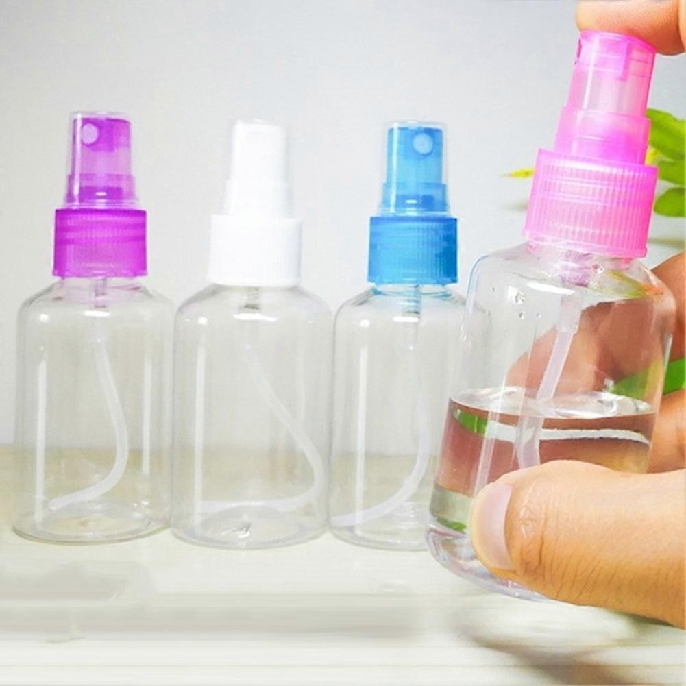 5Pcs 50ml Portable Clear Travel Refill Empty Cosmetic Spray Bottle Atomizer KAESI