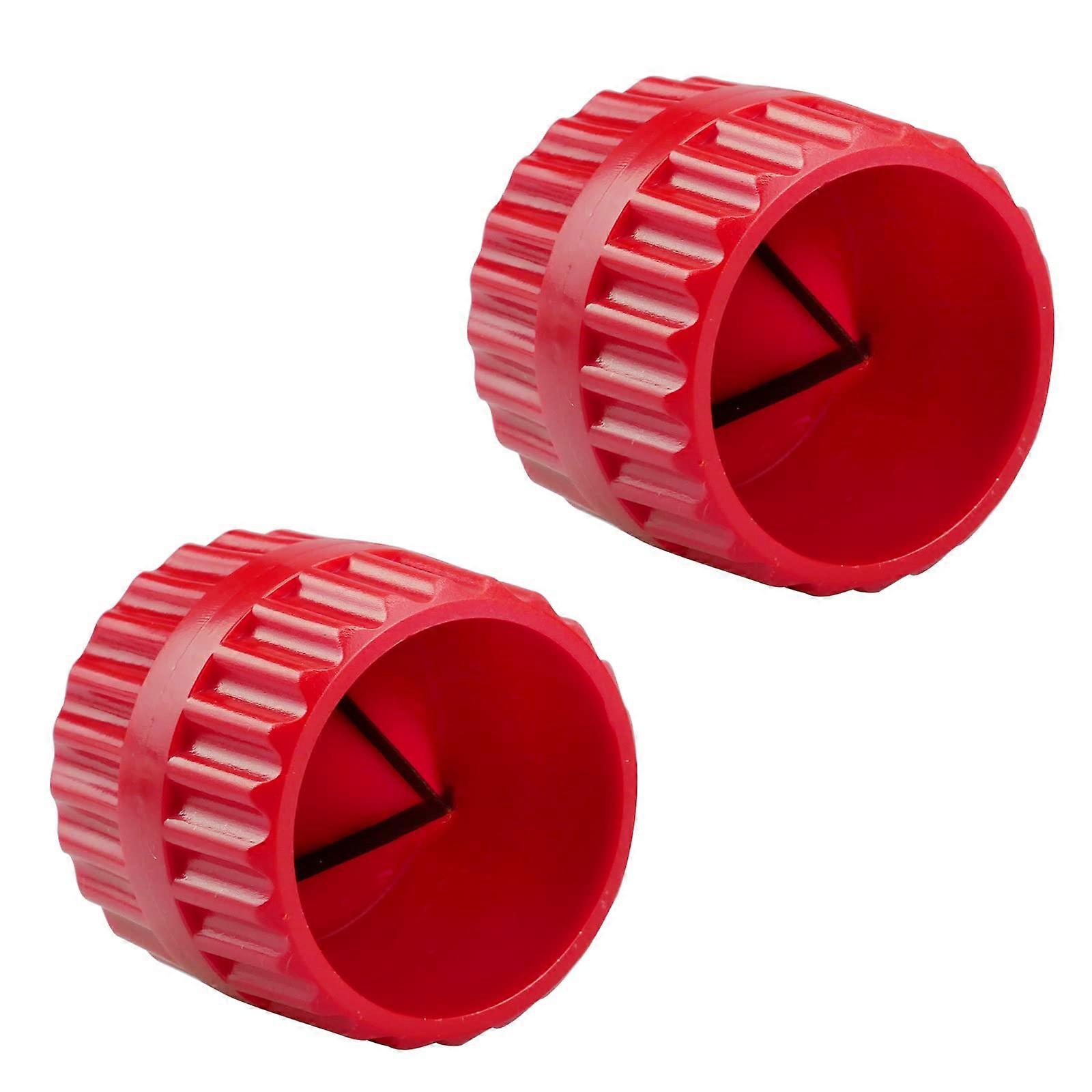 2 Pieces Copper Reamer, Universal Inner-Outer Pipe Deburrer, Inner Outer Reamer for 5-38mm