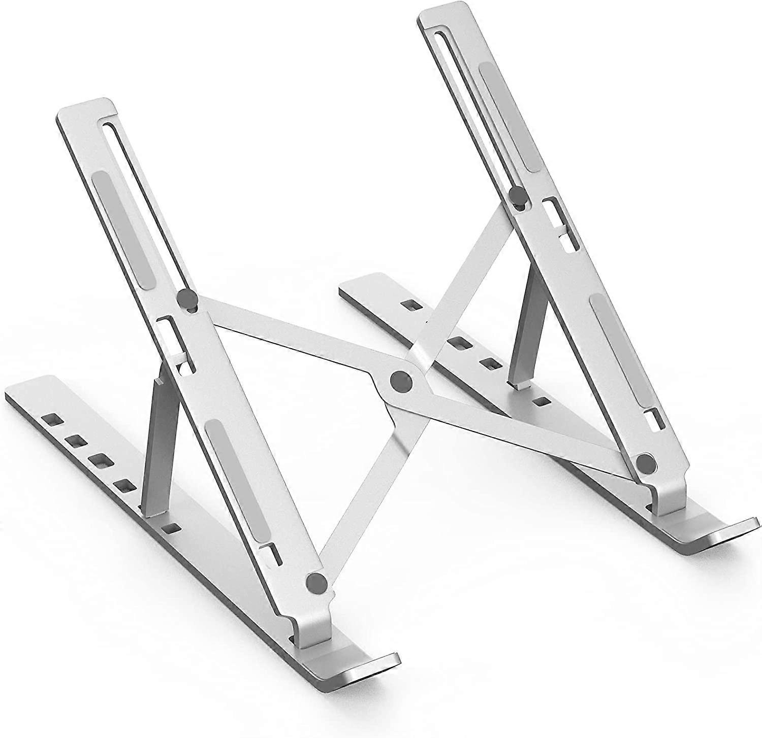 Foldable Portable Aluminium Laptop Stand(Silver)
