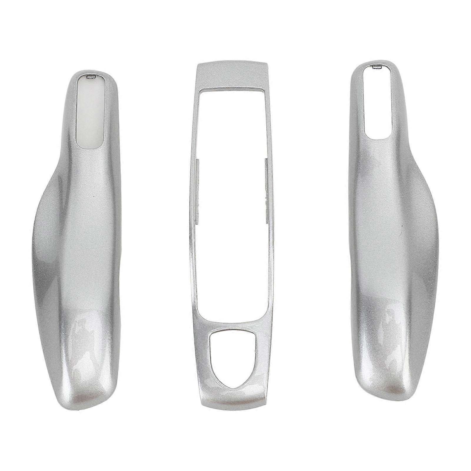 Car Smart Key Cover Case Keyless Entry Remote Key Fob Protector Shell for Panamera Cayenne 911 Macan Boxster Cayman 718 GT Silver  Style