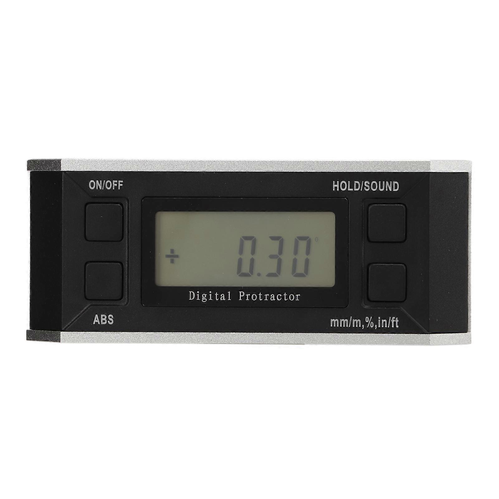 4x90 Digital Protractor LCD Electronic Inclinometer Angle Level Finder Level Angle Gauge Angle Measuring ToolWith Magnetic No Backlight