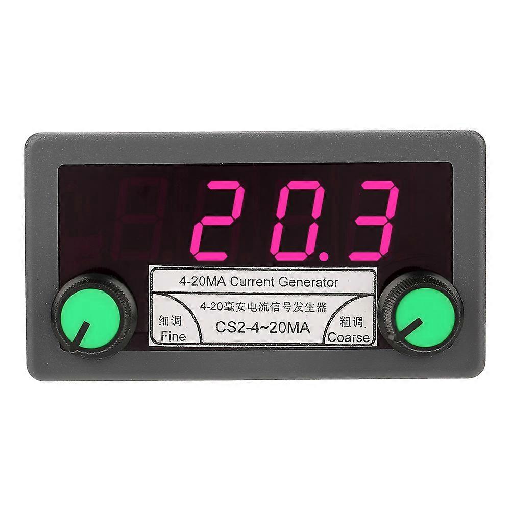 4-20mA Digital Current Analog Signal Generator Coarse/Fine Tuning Constant Current Output