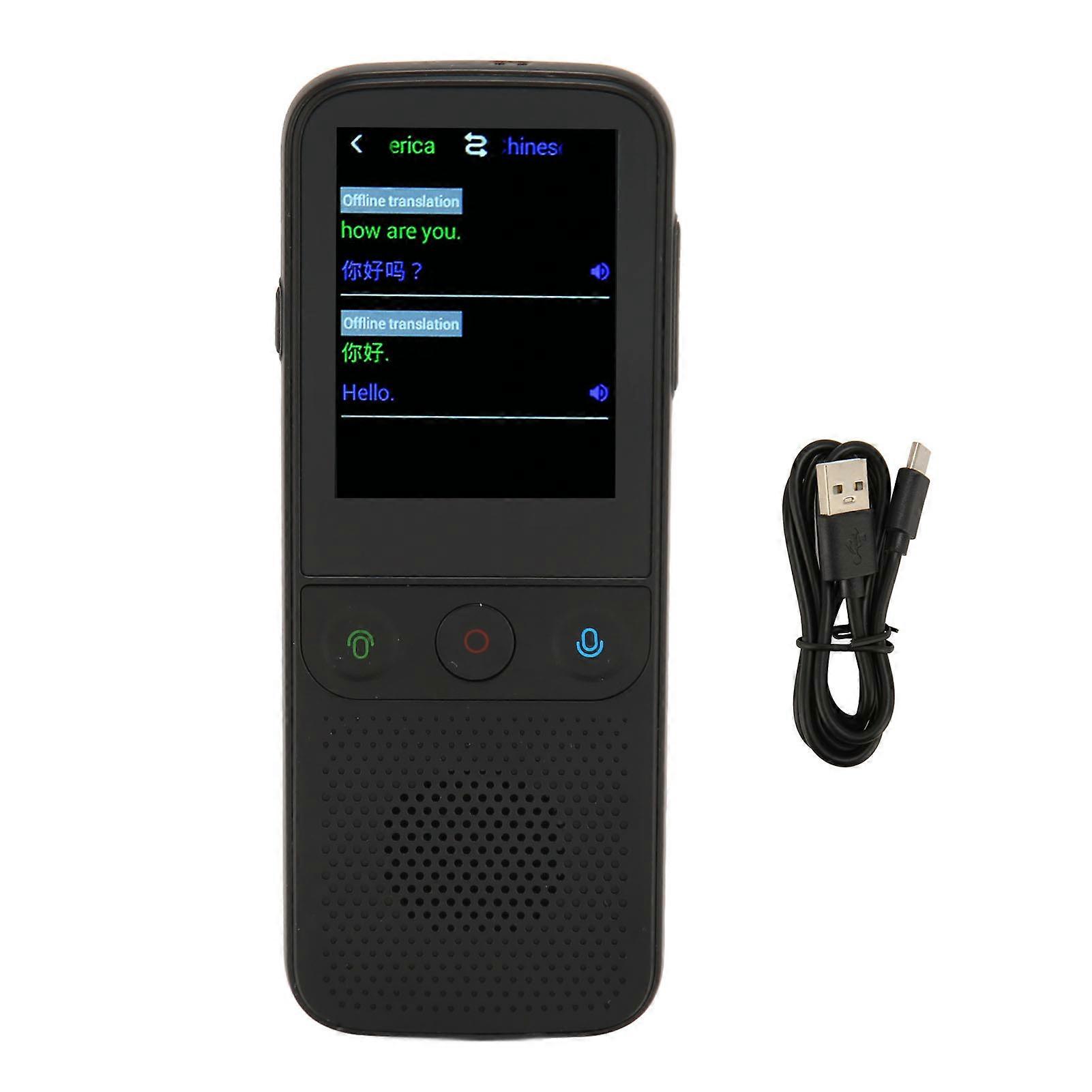 138 Languages Smart Voice Translator 2.4inch Touch Screen 1GB RAM 8GB ROM Portable WiFi Language Translator Device YEMMA