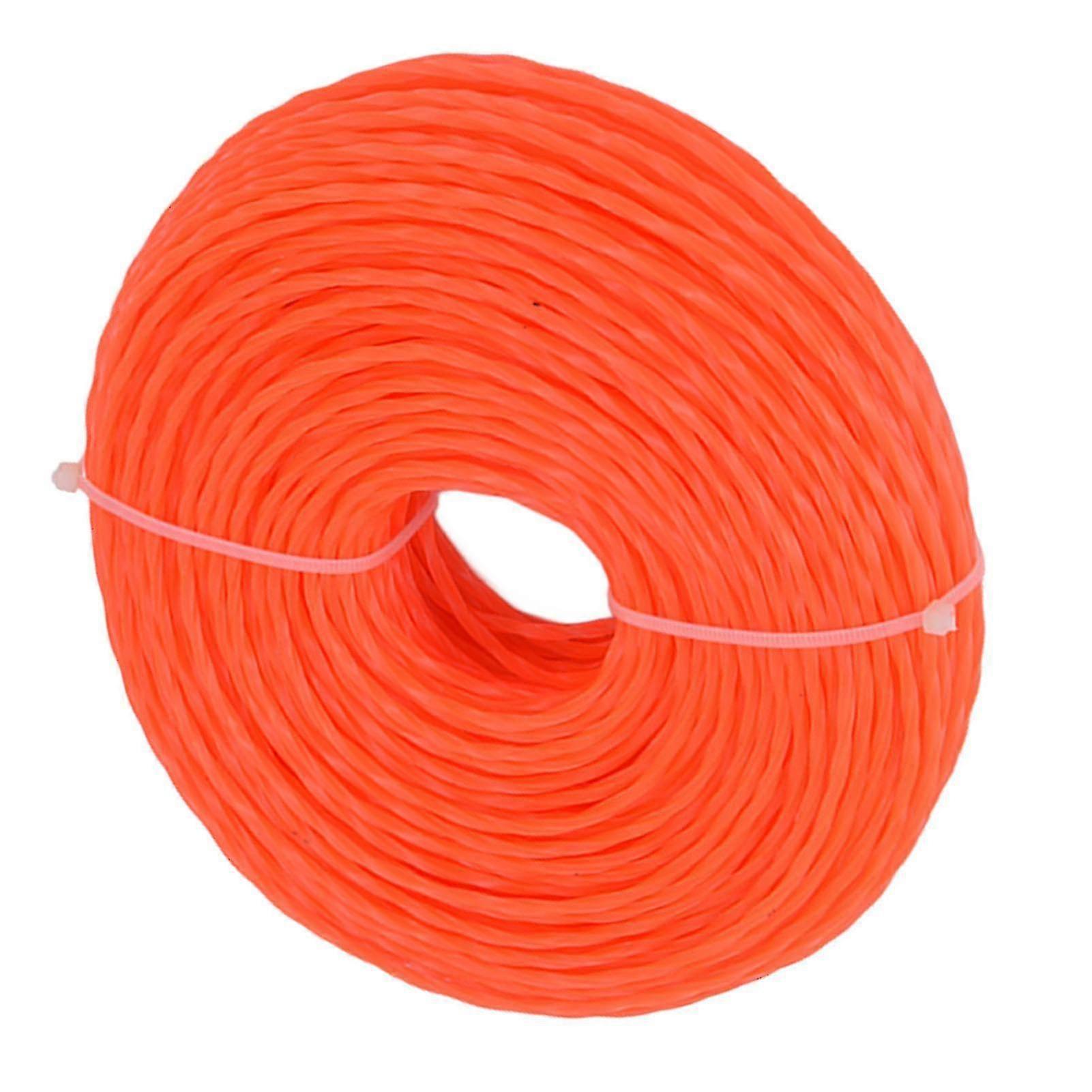 Nylon Trimmer Cord 3.0mm 85m Twisted Trimmer Line For Home Garden Heavy Duty Lawn Mower Cutters