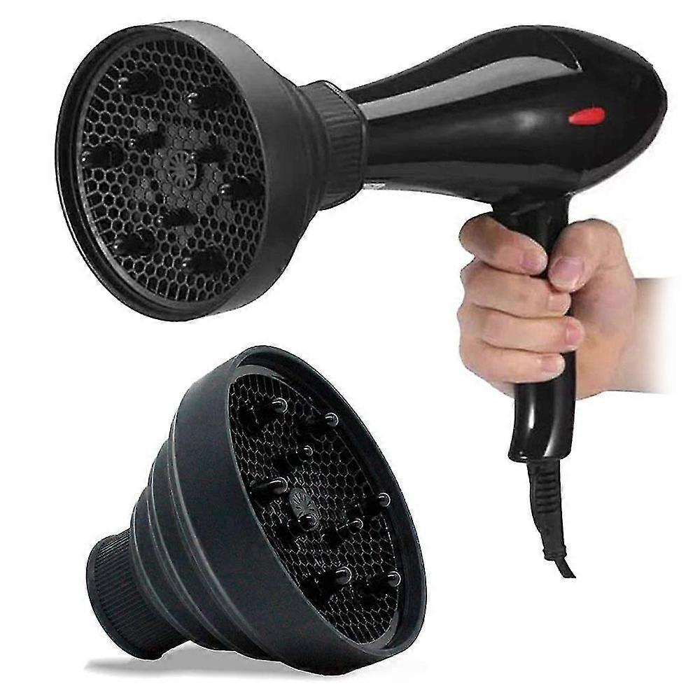 Universal Collapsible Hair Dryer Diffuser Attachment - Salon Grade Tool