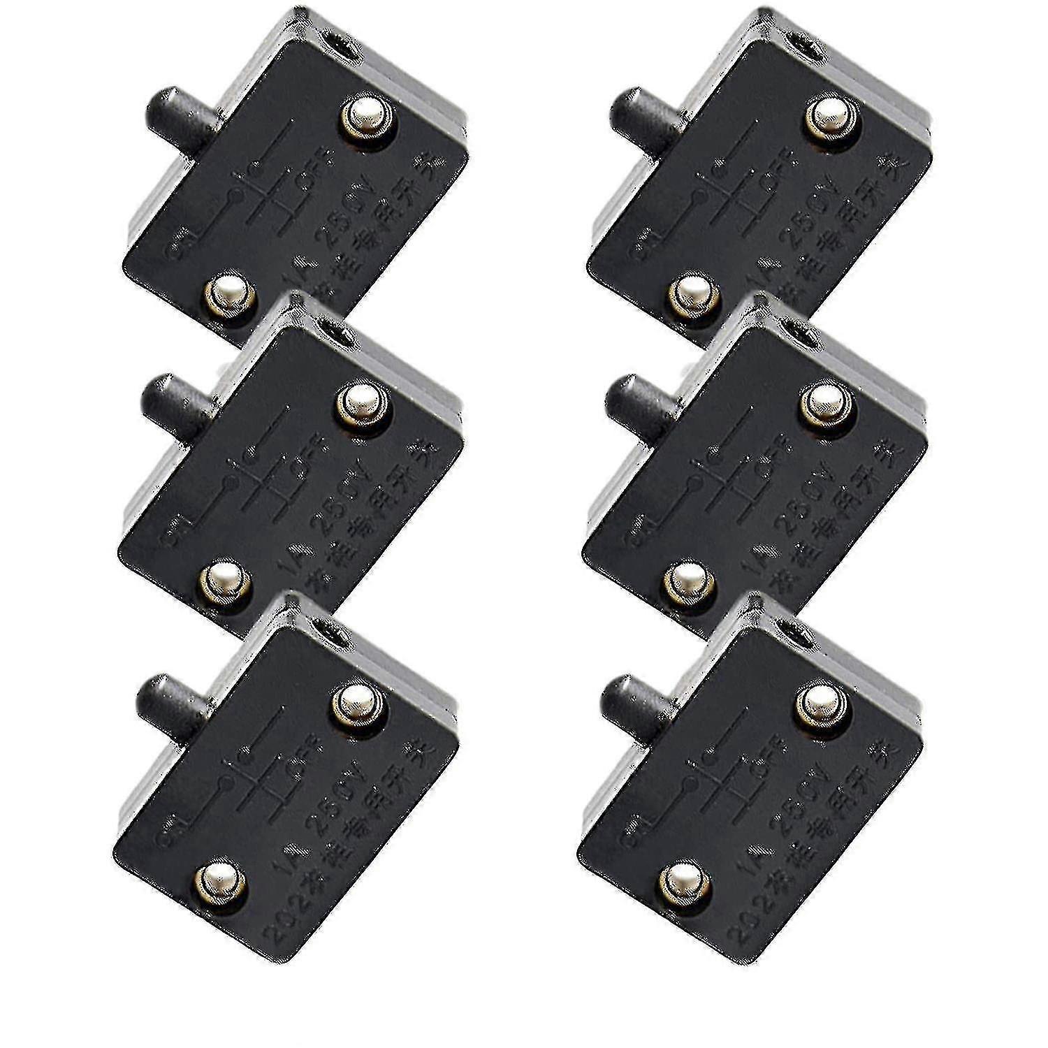 6pcs Door Led Switch For Closet Light,normally Closed Cabinet Electrical Lamp Switches,for Closet
