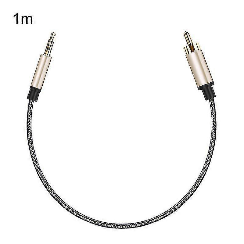 1/2m RCA إلى Aux 3.5mm جاك متحد المحور كابل موصل الصوت ل Xiao-mi 1/2 التلفزيون