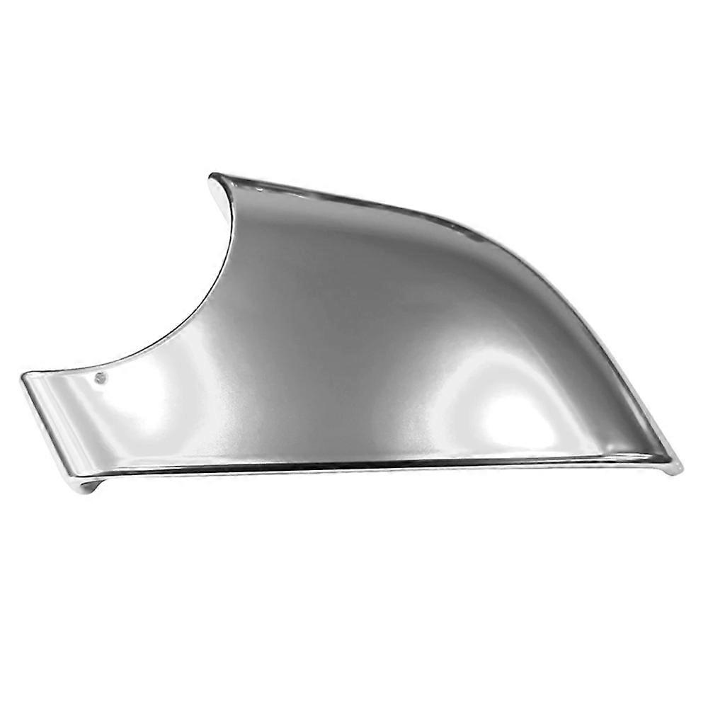 Cubierta del soporte inferior del espejo retrovisor cromado del lado izquierdo del coche para Tesla Model 3 2017-2021