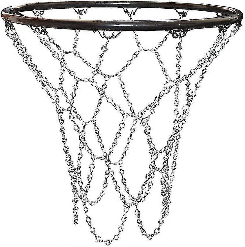 Outdoor Basketball Net, Replacement Basketball Net, Outdoor Basketball Net, Metal Basketball Net, Standard Durable Galvanized Basketball Net For Indoo