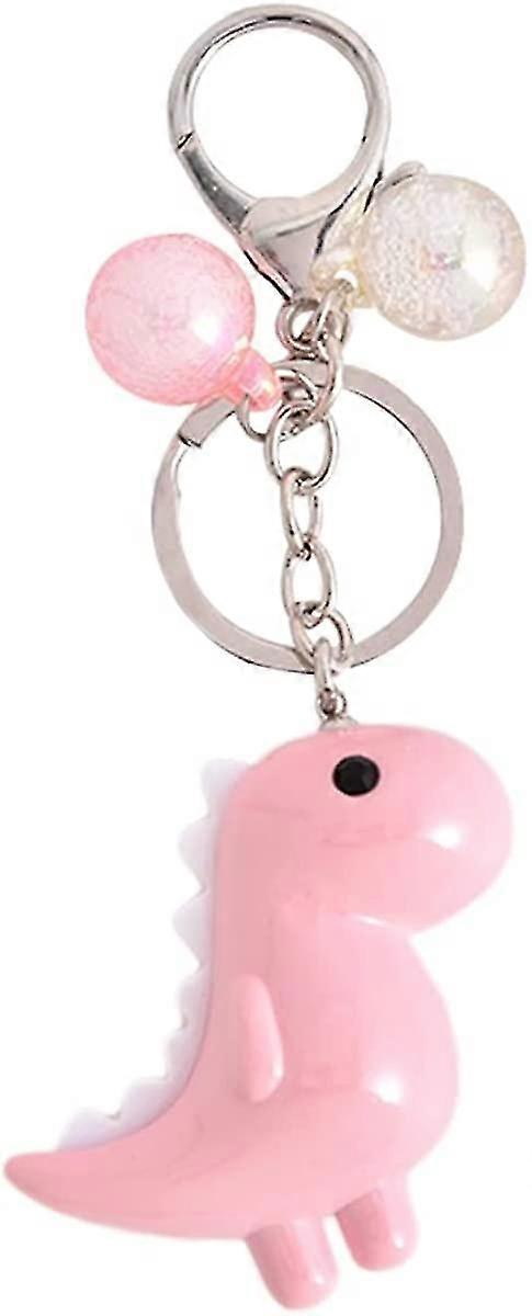 Acrylic Cute Dinosaur Keychains For Women Girls Key Chain Car Keys Pendant Backpack Bag Purse Charms