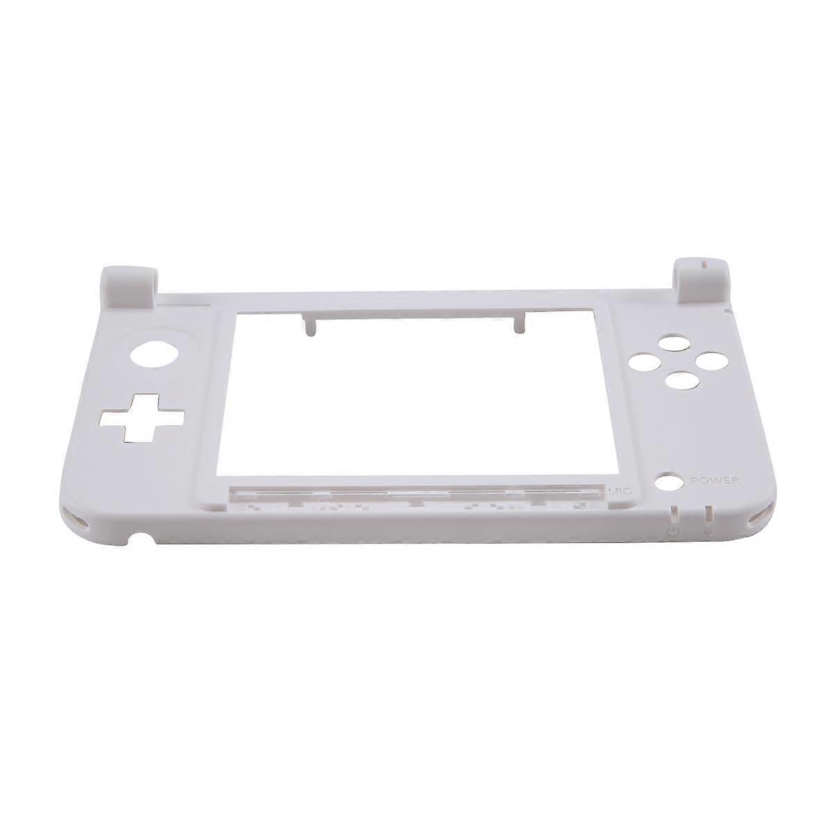 Middle Frame Replacement Housing Cover Case Bottom Console Cover for Xl/Ll Game Console Case White