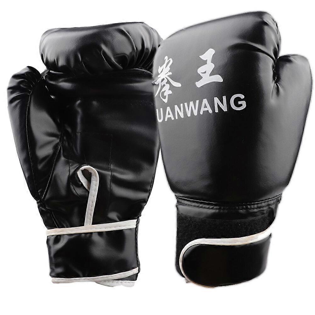 2pcs Professionelle Erwachsene Rot Schwarz Erwachsene Boxhandschuhe Männer Frauen Training Kampffitness, 100% Neu