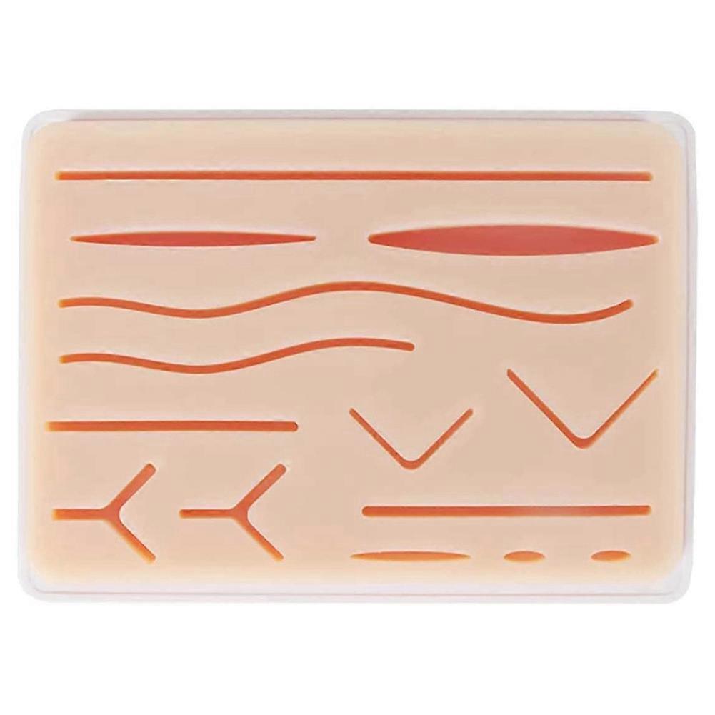 Upgraded 3-Layer Suture Pad with Wounds for Practicing Suturing - Not Easily Separate, Tear or Rip