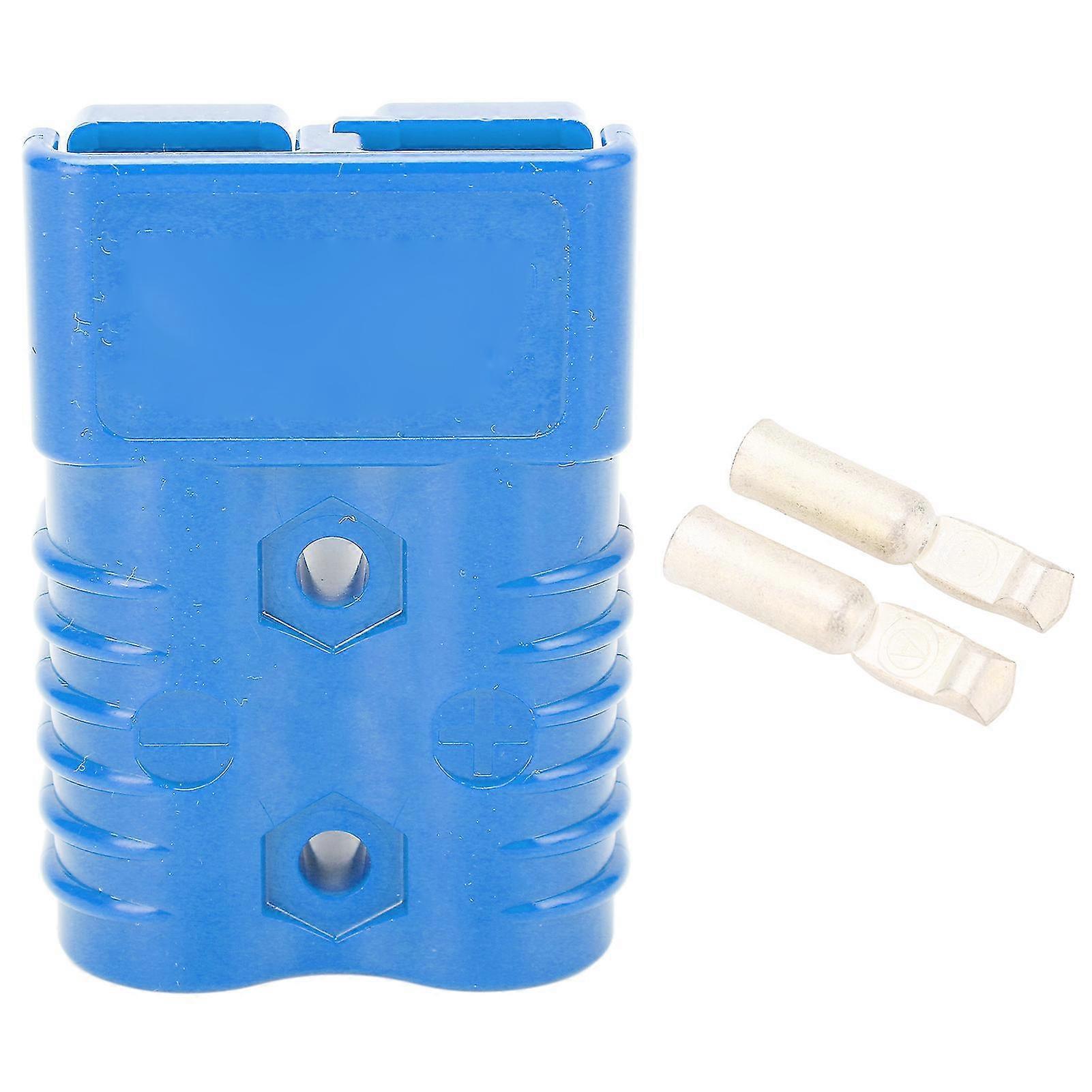 Battery Cable Quick Connector for Forklifts and Boats - Connect Disconnect Plug Terminal Blue