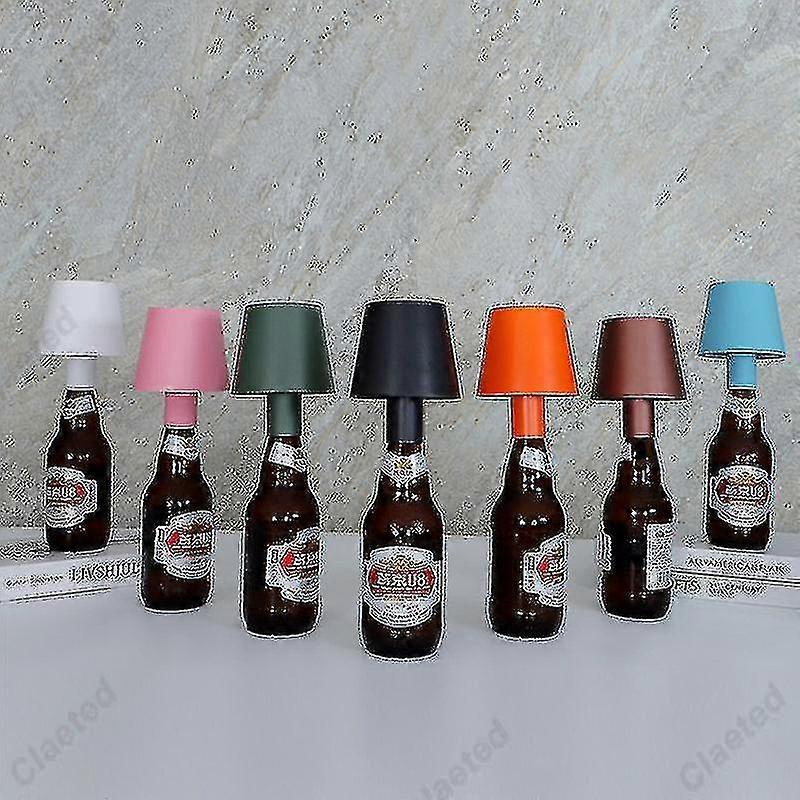 Led Wine Bottle Lamp - Portable Table Lamp For Bar, Cafe Atmosphere, Night Light Decor With Removable Head And Rechargeable Function High Quality