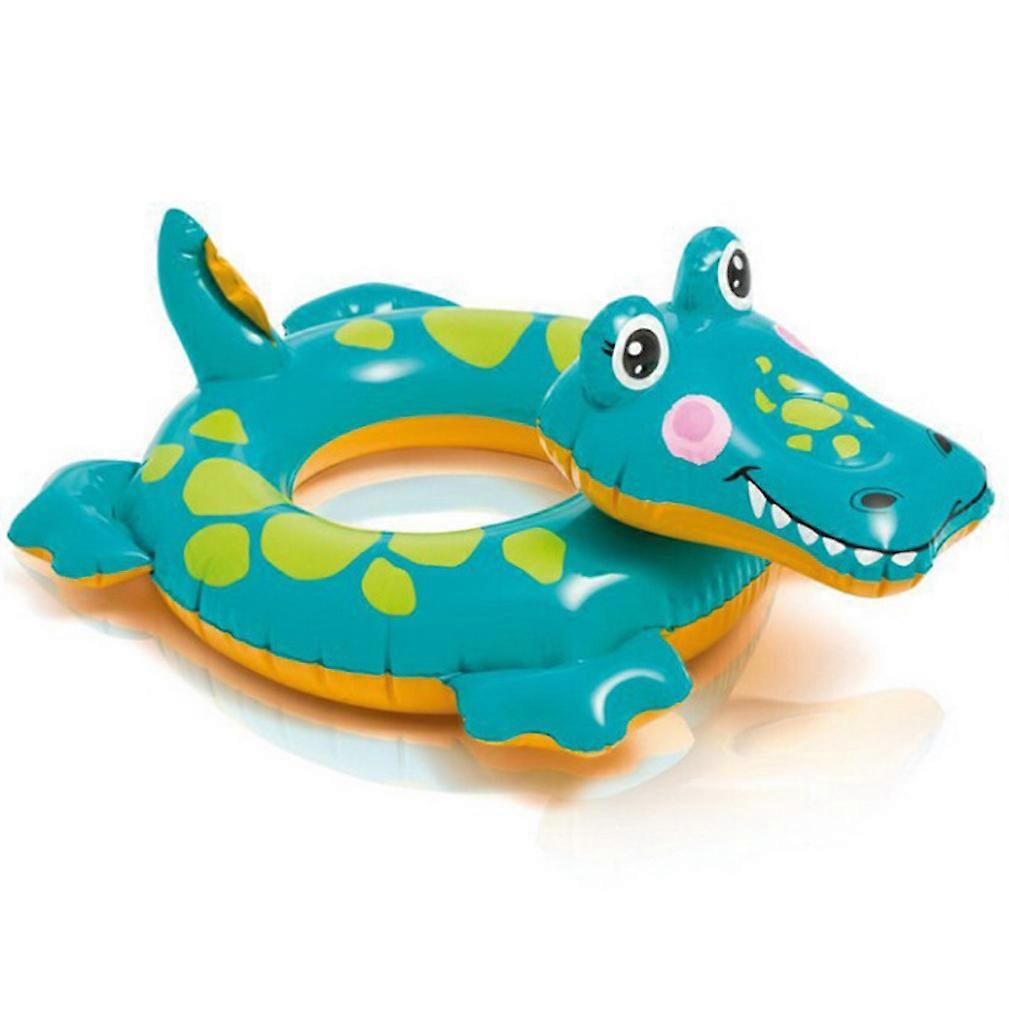 Crocodile Swimming Ring Inflatable Swim Pool Beach Water Float for Kids