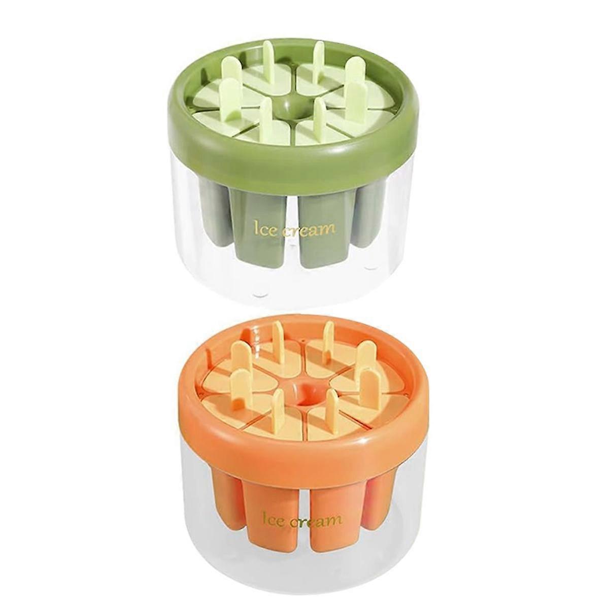 Popsicle Molds, Homemade Popsicle Molds, Ice Popsicle Molds Popsicle Molds with Sticks, Reusable Easy Release Ice Molds