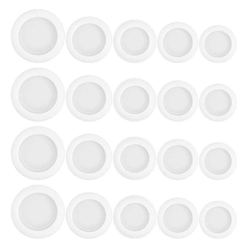 20 st. spargris bottenlock spargrispluggar spargrispropp gips dockproppar