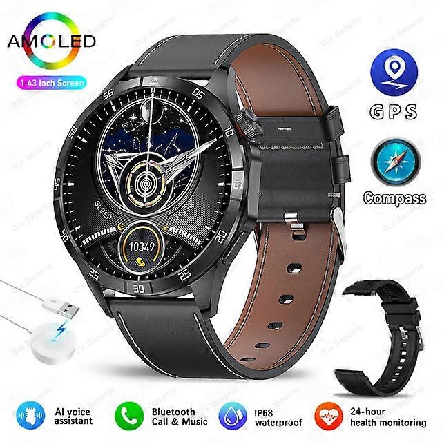 New GT4 Max Smart Watch 1.43Inch 466*466 Screen ChatGPT Smartwatch Bluetooth Calls NFC Compass GPS IP68 Waterproof Smart Watches