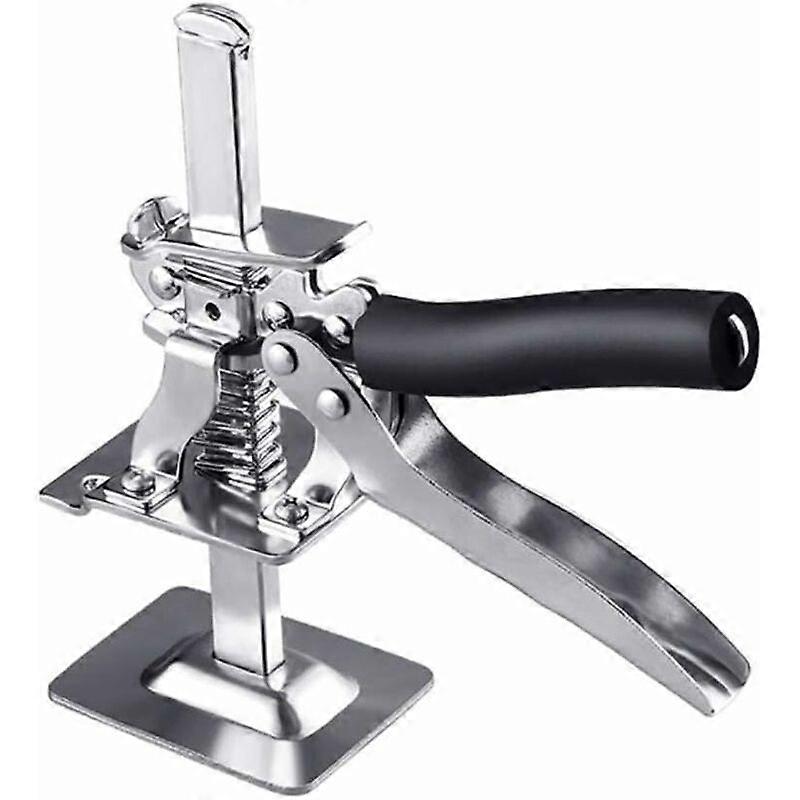 Wall Tile Leveler, Multifunction Bricklayer Wall Tile Positioning Height Clip Spacers Manual Regulator Black Tool Auxiliary Tool for Building Glass Do
