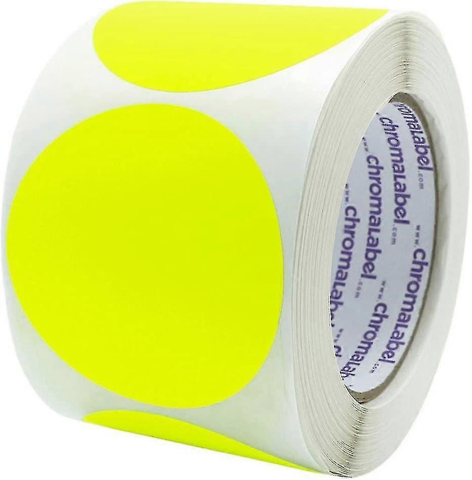 Label 2 Inch Round Removable Color-code Dot Stickers, 500 Per Roll, Dark Blue