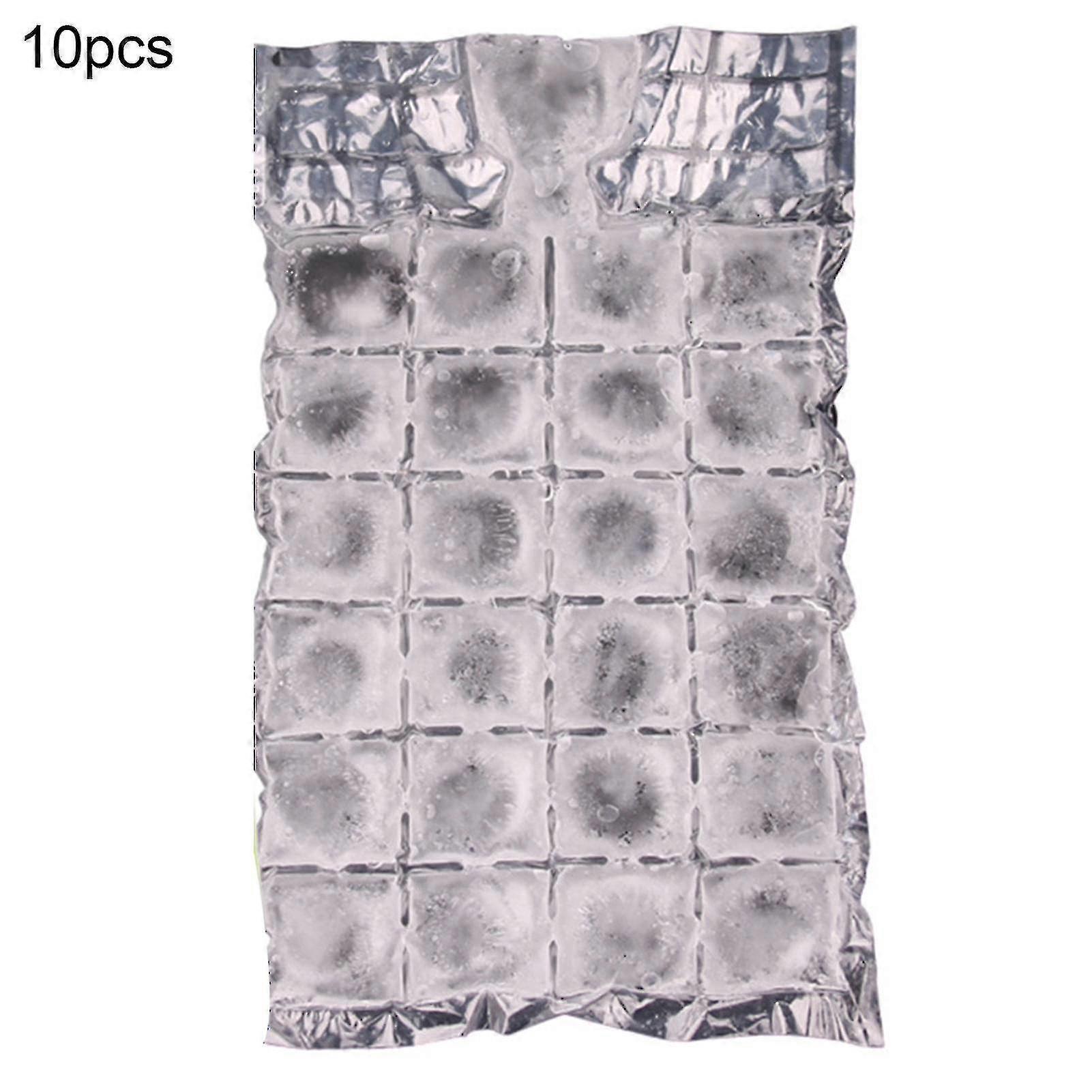 Blue 10pcs Pe Disposable Self Sealing Pouch Kitchen Bar Tool